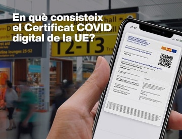 Ampliació del Certificat Covid a restaurants, gimnasos i residències