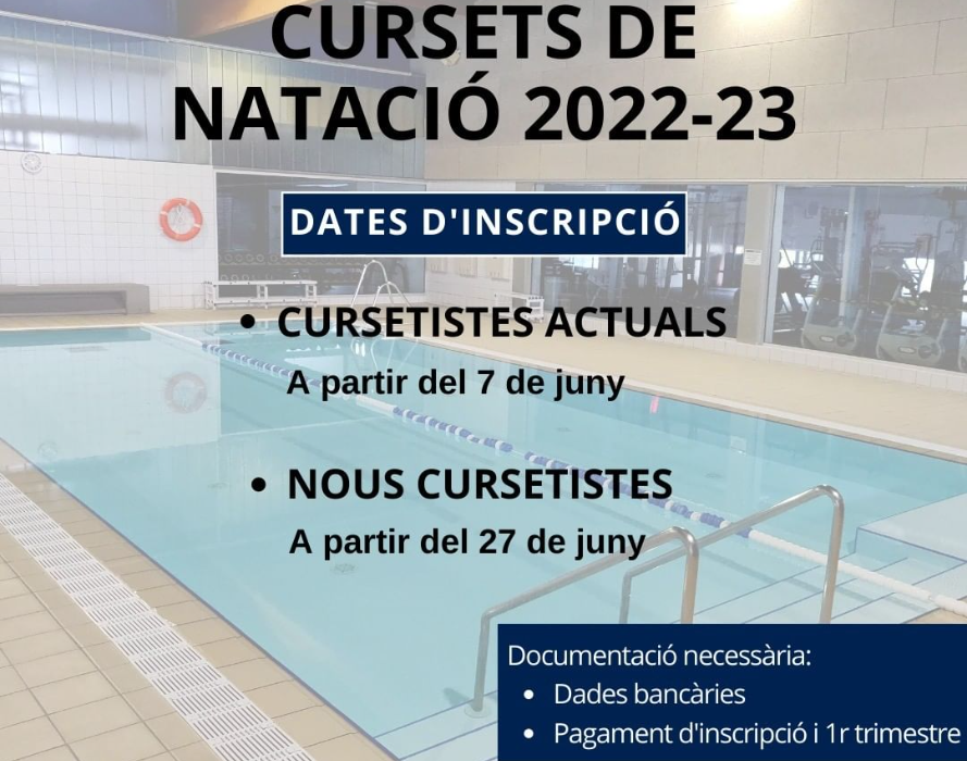 Cursets de natació 2022-23